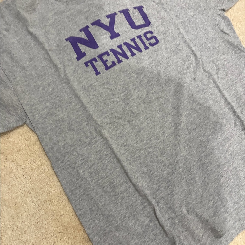 Champion Gray NYU Athletic Tee